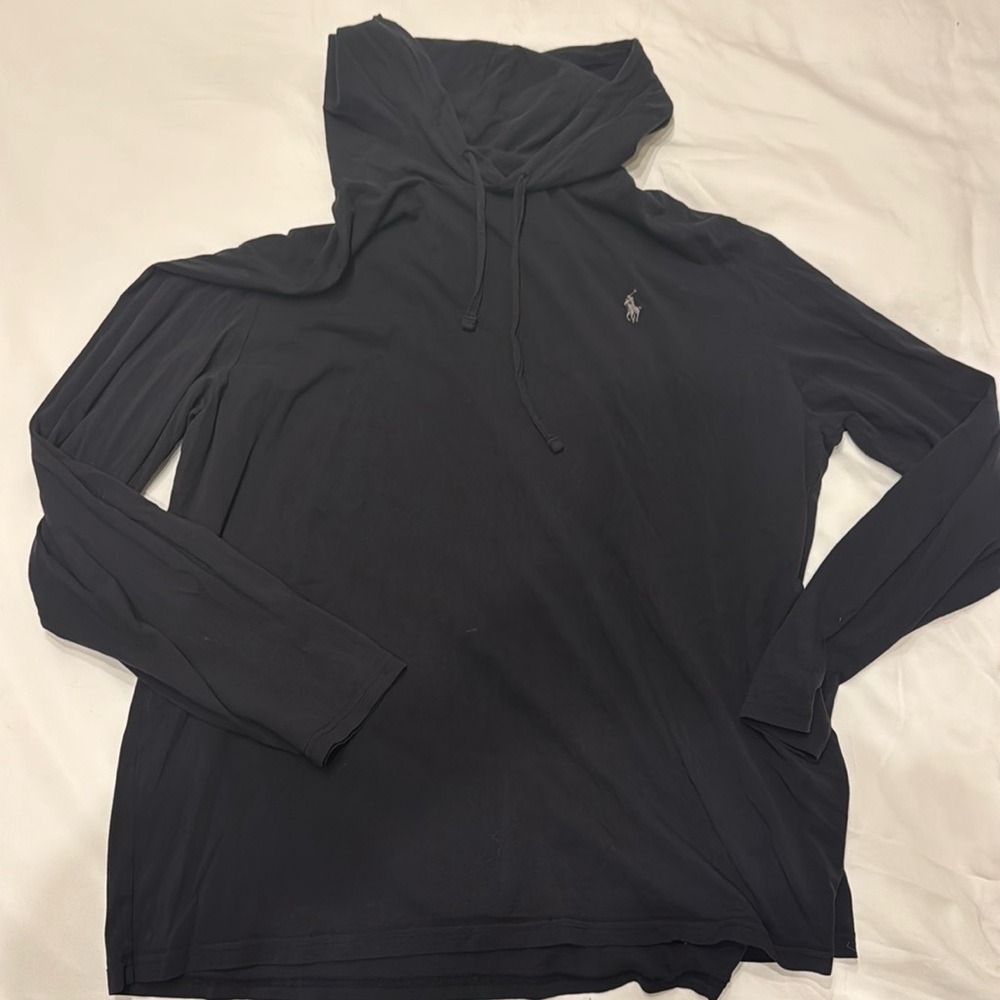 Polo Ralph Lauren Jersey Hooded T-Shirt, Size XL, GUC